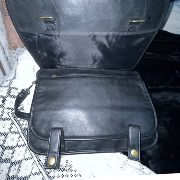 Black Men's Bag Briefcase NWOT - Picture 5 of 6
